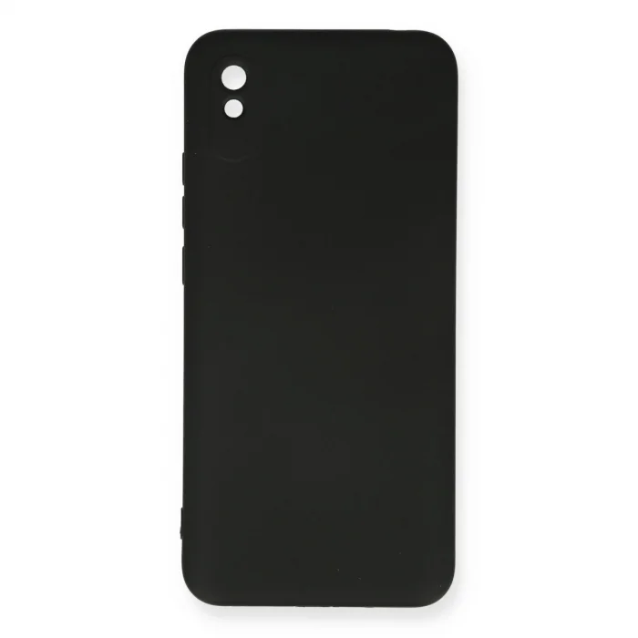 BUĞZ Xiaomi Redmi 9a Kılıf Nano İçi Kadife Silikon - Siyah