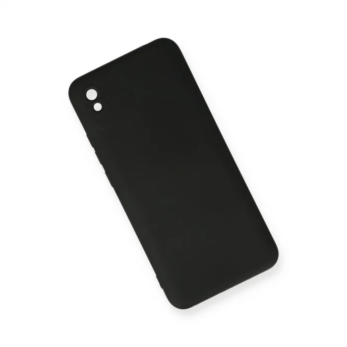 BUĞZ Xiaomi Redmi 9a Kılıf Nano İçi Kadife Silikon - Siyah