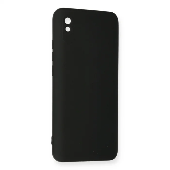 BUĞZ Xiaomi Redmi 9a Kılıf Nano İçi Kadife Silikon - Siyah