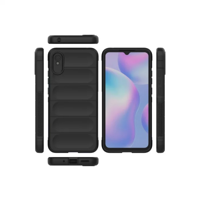 BUĞZ Xiaomi Redmi 9a Kılıf Optimum Silikon - Siyah