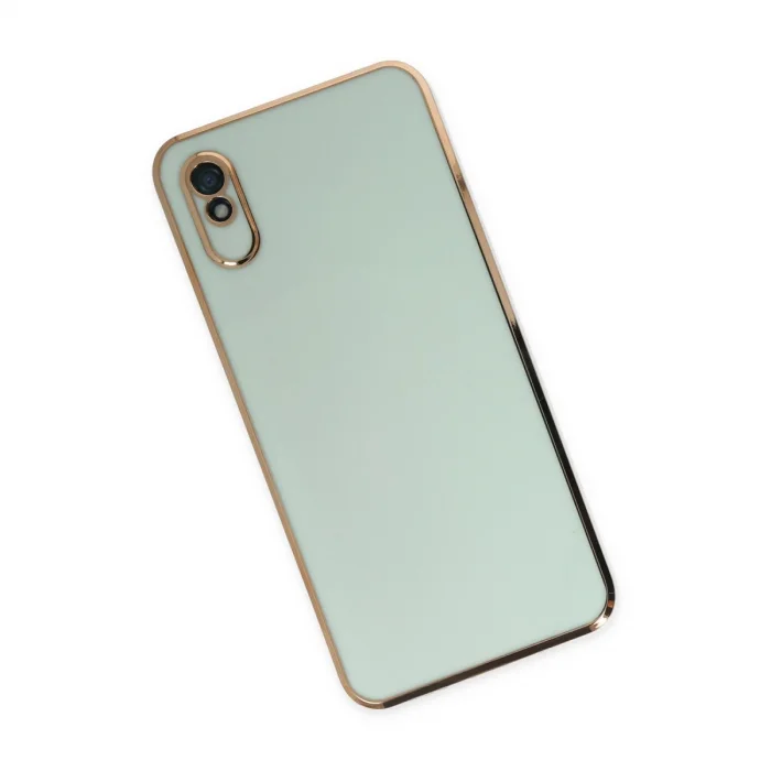 BUĞZ Xiaomi Redmi 9a Kılıf Volet Silikon - Açık Yeşil