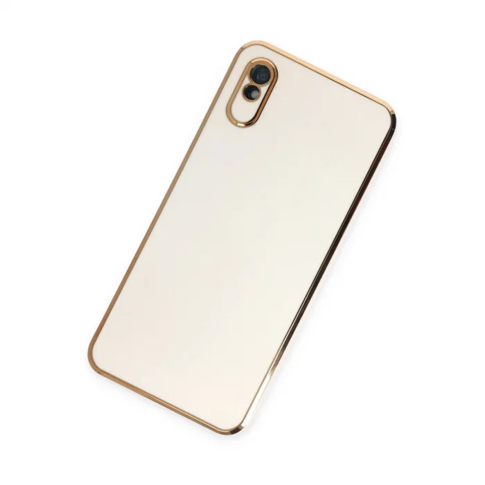 BUĞZ Xiaomi Redmi 9a Kılıf Volet Silikon - Beyaz