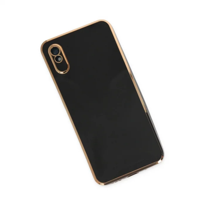 BUĞZ Xiaomi Redmi 9a Kılıf Volet Silikon - Siyah