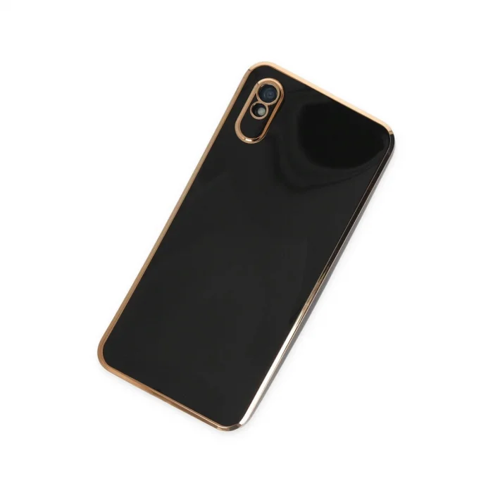 BUĞZ Xiaomi Redmi 9a Kılıf Volet Silikon - Siyah