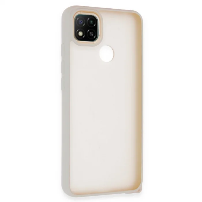 BUĞZ Xiaomi Redmi 9c Kılıf Elegant Kapak - Pudra