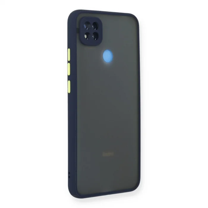 BUĞZ Xiaomi Redmi 9c Kılıf Montreal Silikon Kapak - Lacivert