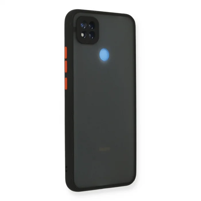 BUĞZ Xiaomi Redmi 9c Kılıf Montreal Silikon Kapak - Siyah