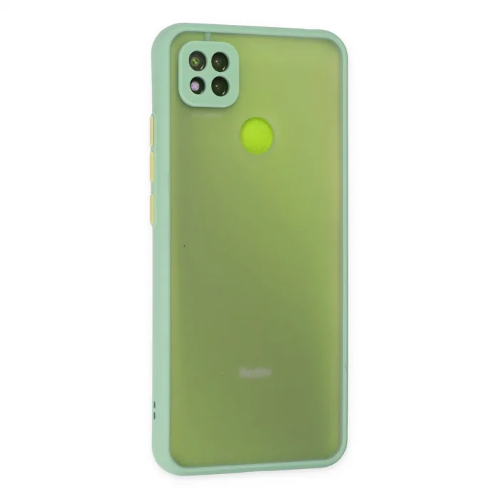 BUĞZ Xiaomi Redmi 9c Kılıf Montreal Silikon Kapak - Turkuaz