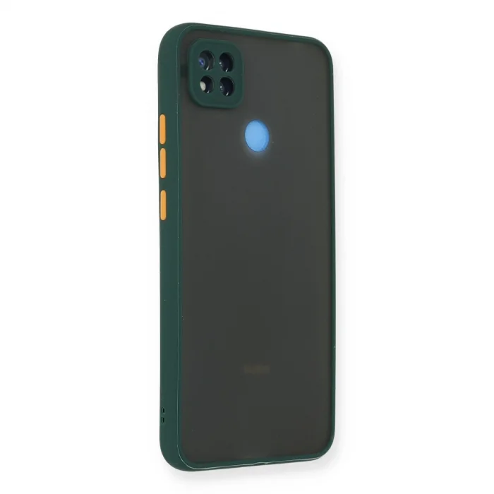 BUĞZ Xiaomi Redmi 9c Kılıf Montreal Silikon Kapak - Yeşil