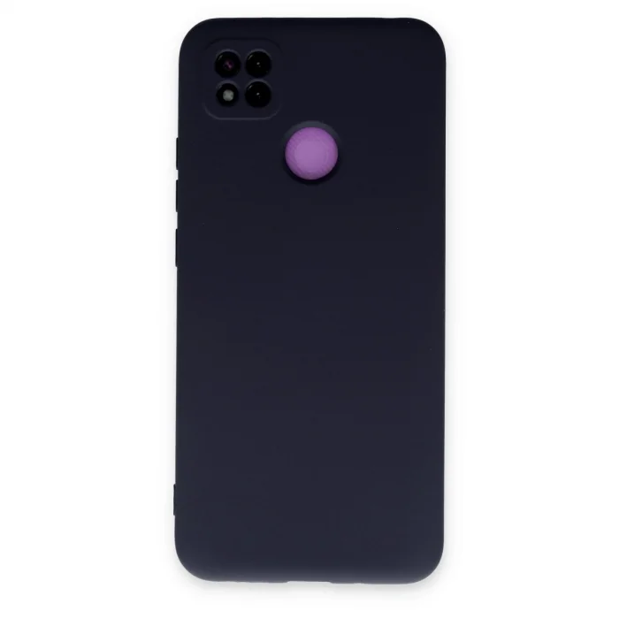 BUĞZ Xiaomi Redmi 9c Kılıf Nano İçi Kadife Silikon - Lacivert
