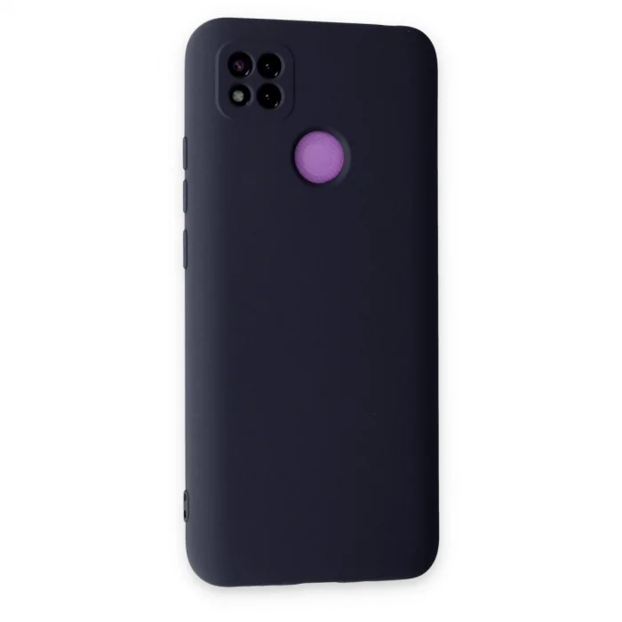BUĞZ Xiaomi Redmi 9c Kılıf Nano İçi Kadife Silikon - Lacivert
