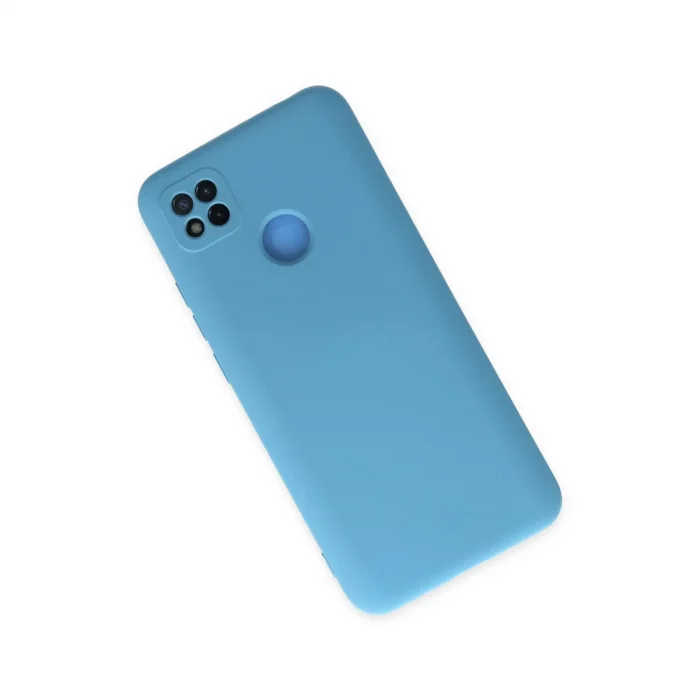 BUĞZ Xiaomi Redmi 9c Kılıf Nano İçi Kadife Silikon - Mavi