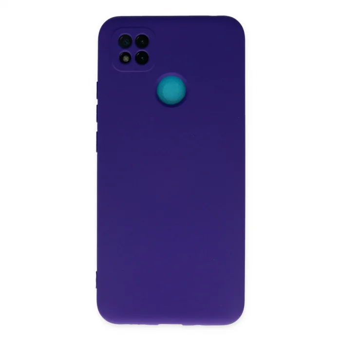 BUĞZ Xiaomi Redmi 9c Kılıf Nano İçi Kadife Silikon - Mor