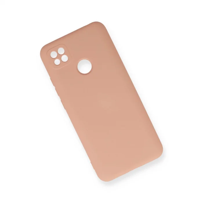 BUĞZ Xiaomi Redmi 9c Kılıf Nano İçi Kadife Silikon - Pudra