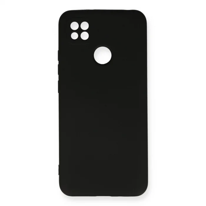 BUĞZ Xiaomi Redmi 9c Kılıf Nano İçi Kadife Silikon - Siyah