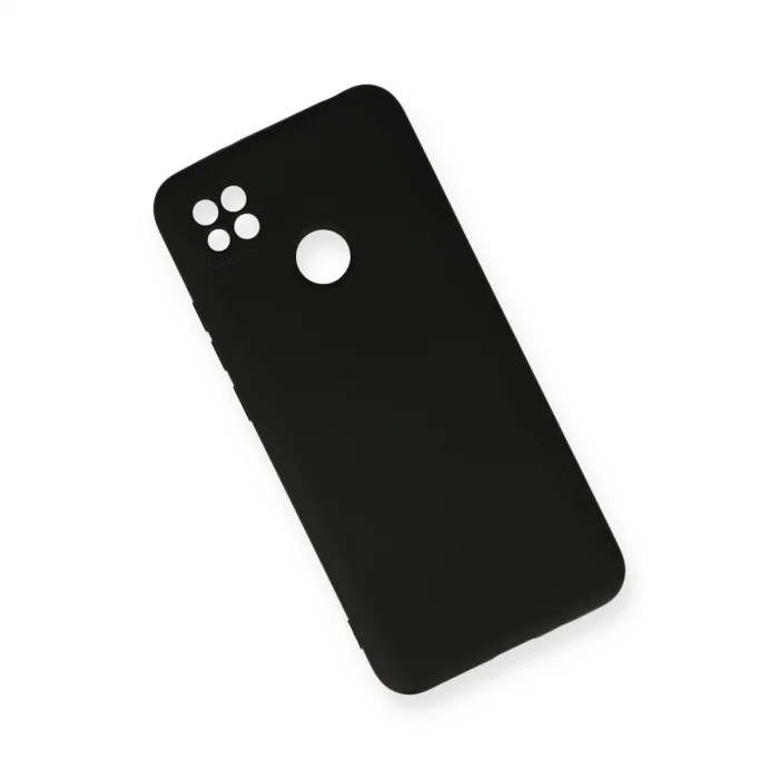BUĞZ Xiaomi Redmi 9c Kılıf Nano İçi Kadife Silikon - Siyah