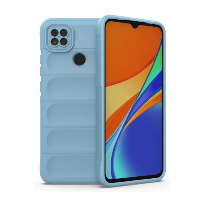 BUĞZ Xiaomi Redmi 9c Kılıf Optimum Silikon - Sky Blue