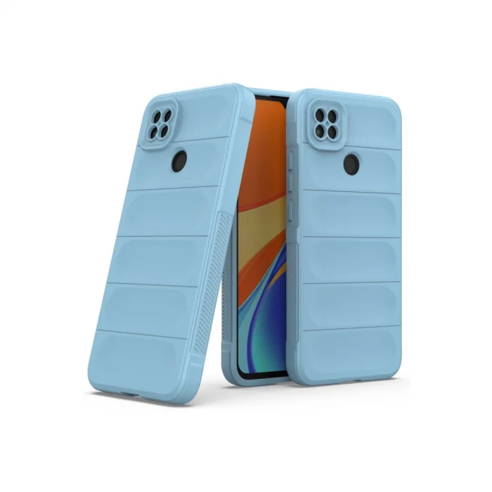BUĞZ Xiaomi Redmi 9c Kılıf Optimum Silikon - Sky Blue
