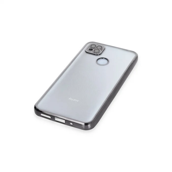 BUĞZ Xiaomi Redmi 9c Kılıf Razer Lensli Silikon - Siyah