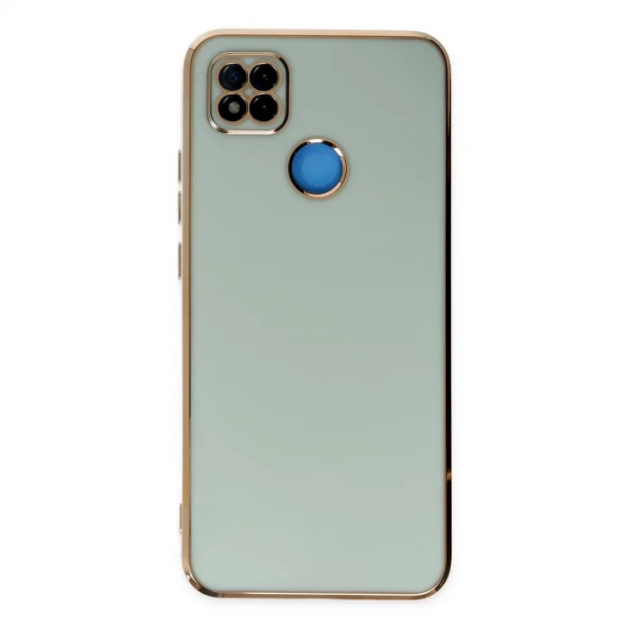 BUĞZ Xiaomi Redmi 9c Kılıf Volet Silikon - Açık Yeşil