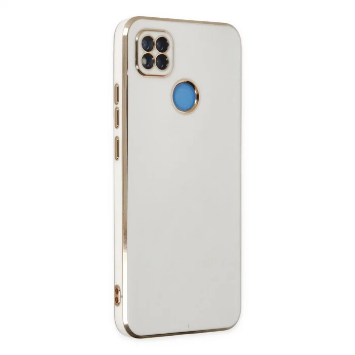 BUĞZ Xiaomi Redmi 9c Kılıf Volet Silikon - Beyaz