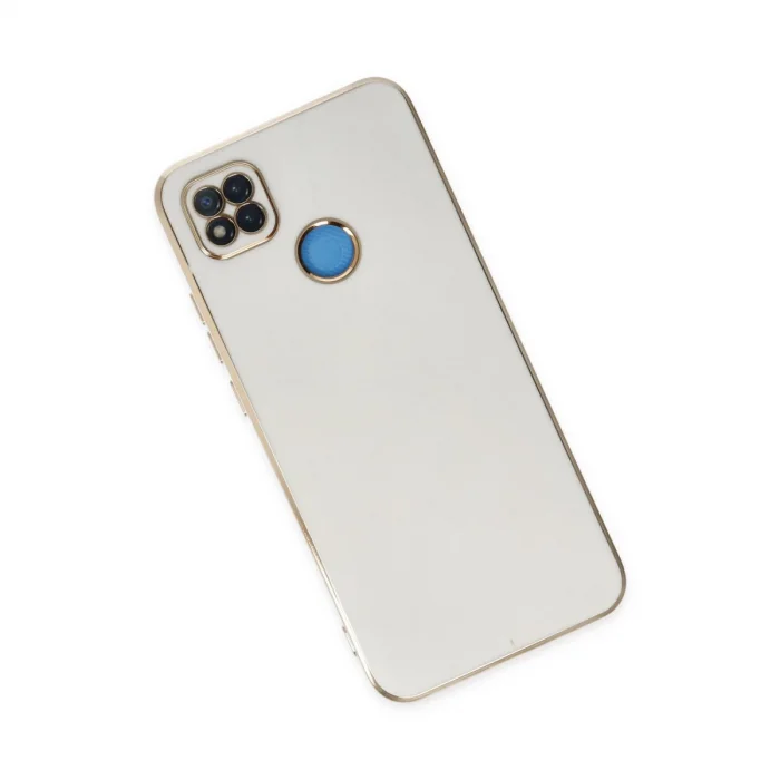 BUĞZ Xiaomi Redmi 9c Kılıf Volet Silikon - Beyaz