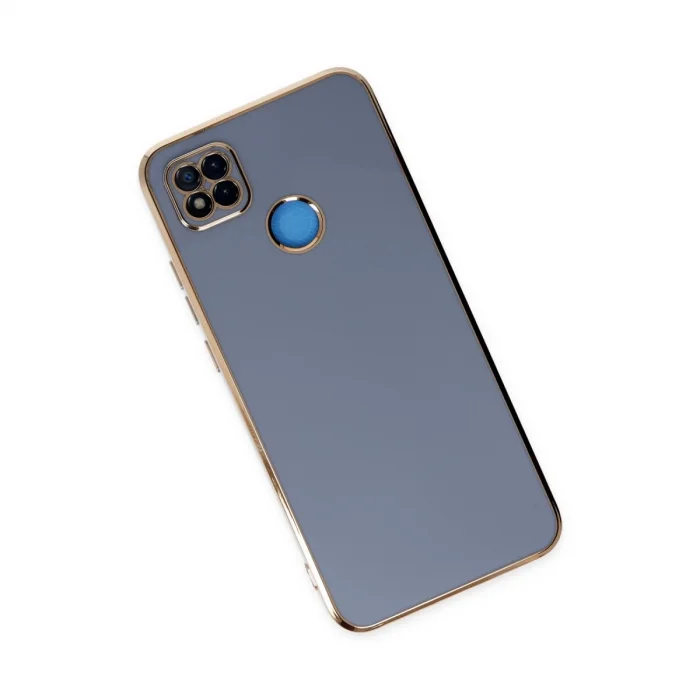 BUĞZ Xiaomi Redmi 9c Kılıf Volet Silikon - Mavi