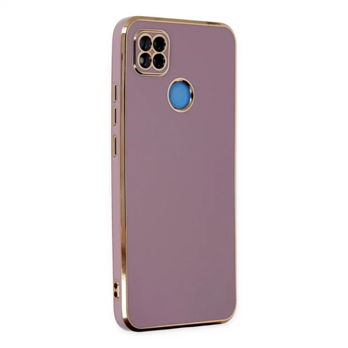 BUĞZ Xiaomi Redmi 9c Kılıf Volet Silikon - Mor