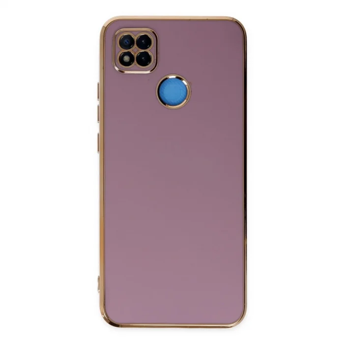 BUĞZ Xiaomi Redmi 9c Kılıf Volet Silikon - Mor