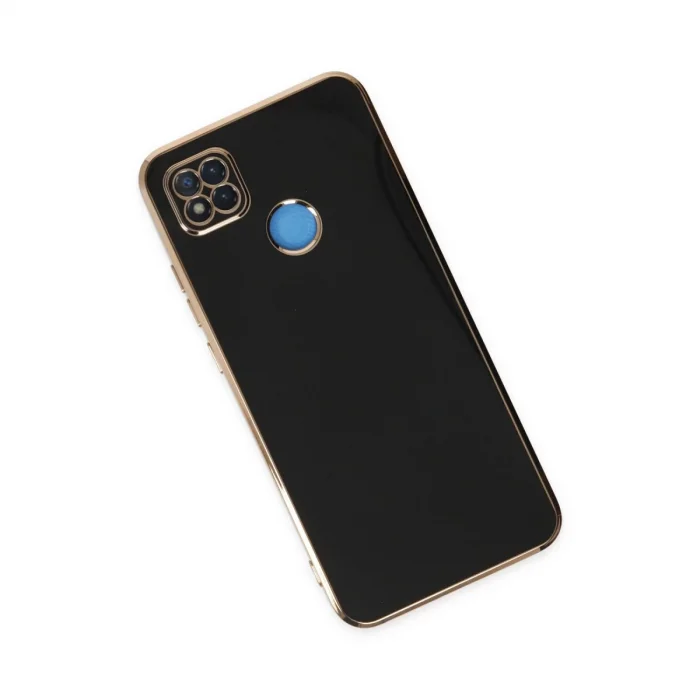 BUĞZ Xiaomi Redmi 9c Kılıf Volet Silikon - Siyah