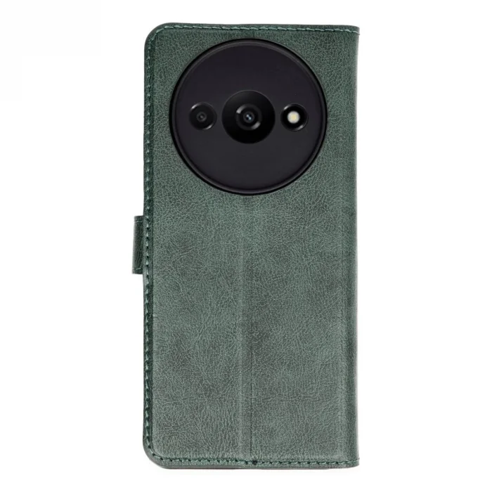 BUĞZ Xiaomi Redmi A3 4g Kılıf Trend S Plus Kapaklı Kılıf - Yeşil