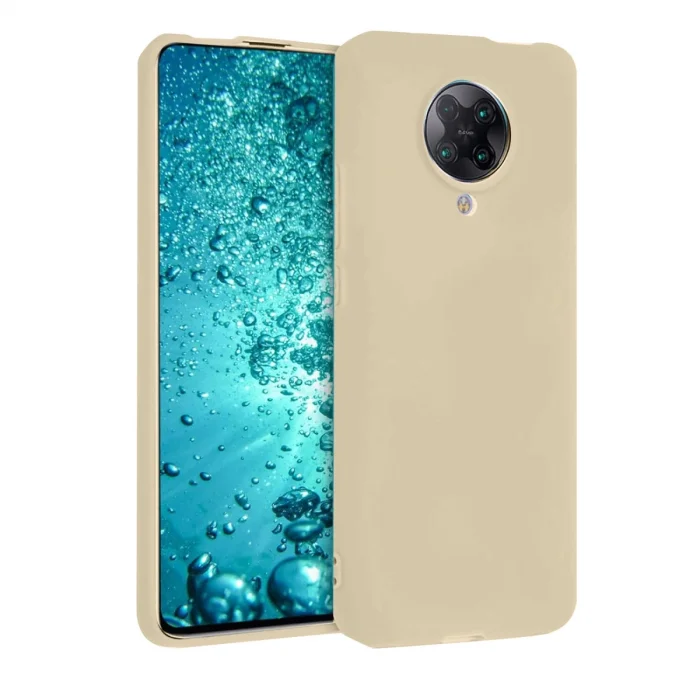 BUĞZ Xiaomi Redmi K30 Pro Kılıf Nano İçi Kadife Silikon - Kemik