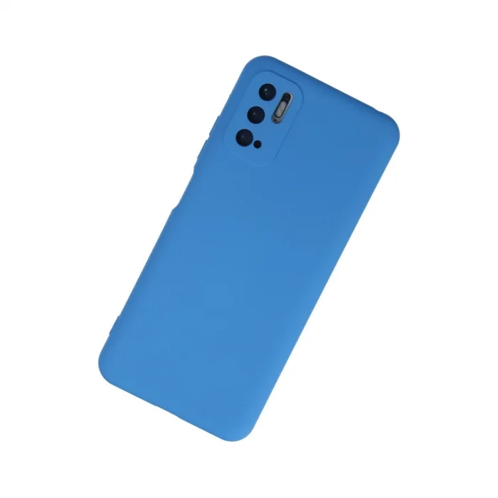 BUĞZ Xiaomi Redmi Note 10 5g Kılıf Nano İçi Kadife Silikon - Mavi