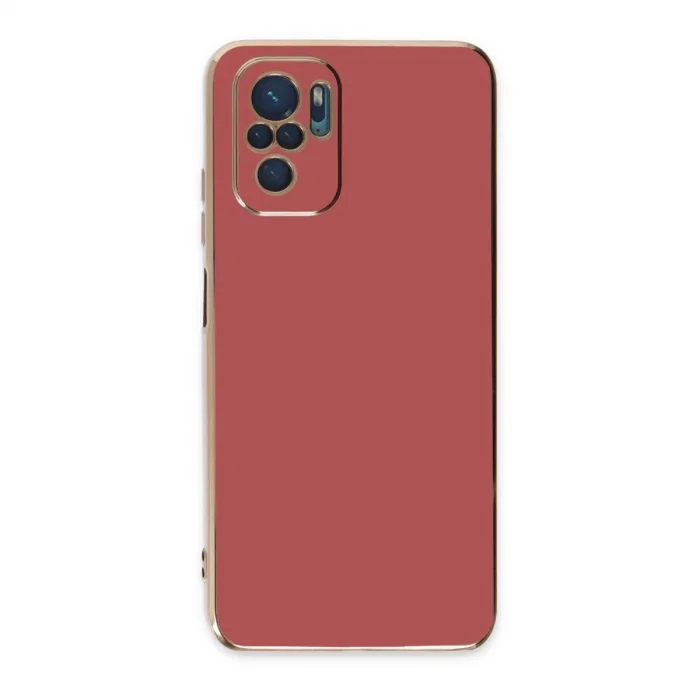 BUĞZ Xiaomi Redmi Note 10 Kılıf Volet Silikon - Kırmızı