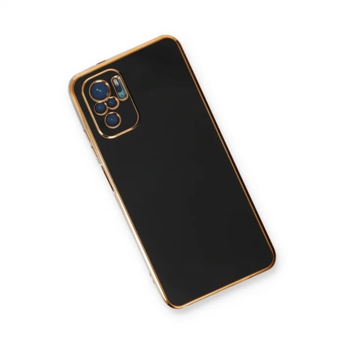 BUĞZ Xiaomi Redmi Note 10 Kılıf Volet Silikon - Siyah