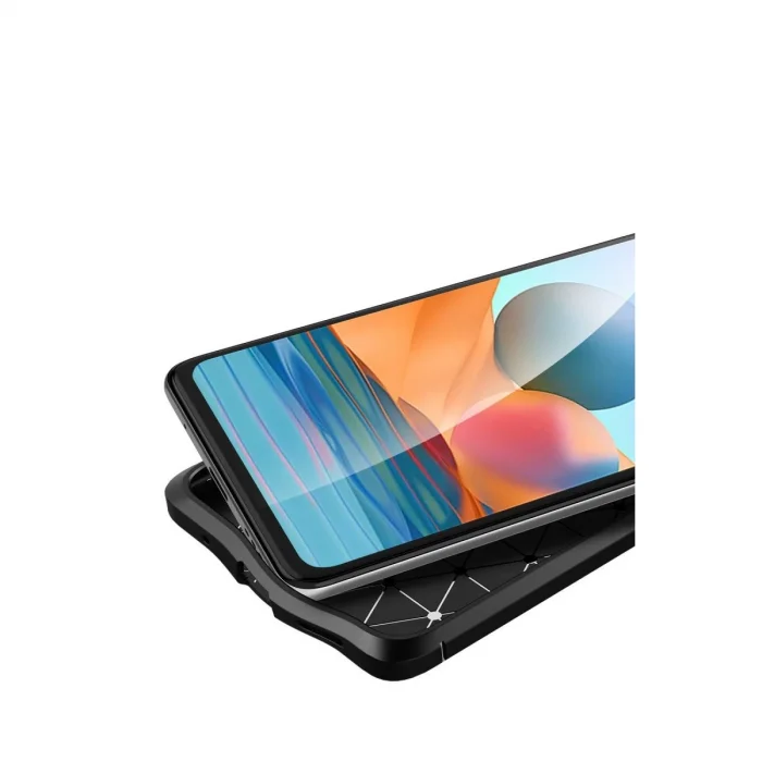 BUĞZ Xiaomi Redmi Note 10 Pro Kılıf Auto Focus Kapak - Kırmızı