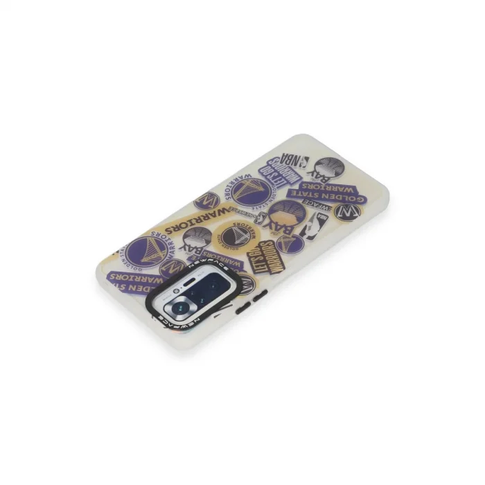 BUĞZ Xiaomi Redmi Note 10 Pro Kılıf Estoril Desenli Kapak - Estoril - 13