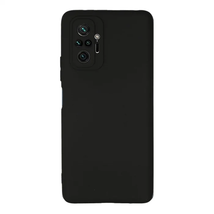 BUĞZ Xiaomi Redmi Note 10 Pro Kılıf First Silikon - Siyah