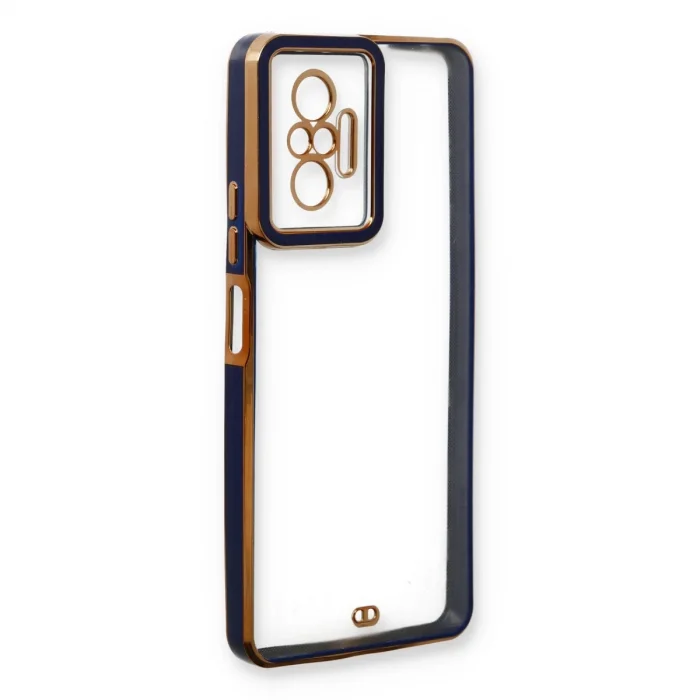 BUĞZ Xiaomi Redmi Note 10 Pro Kılıf Liva Lens Silikon - Mavi