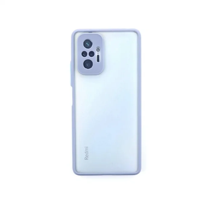BUĞZ Xiaomi Redmi Note 10 Pro Kılıf Montreal Silikon Kapak - Gri