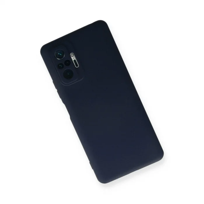 BUĞZ Xiaomi Redmi Note 10 Pro Kılıf Nano İçi Kadife Silikon - Lacivert