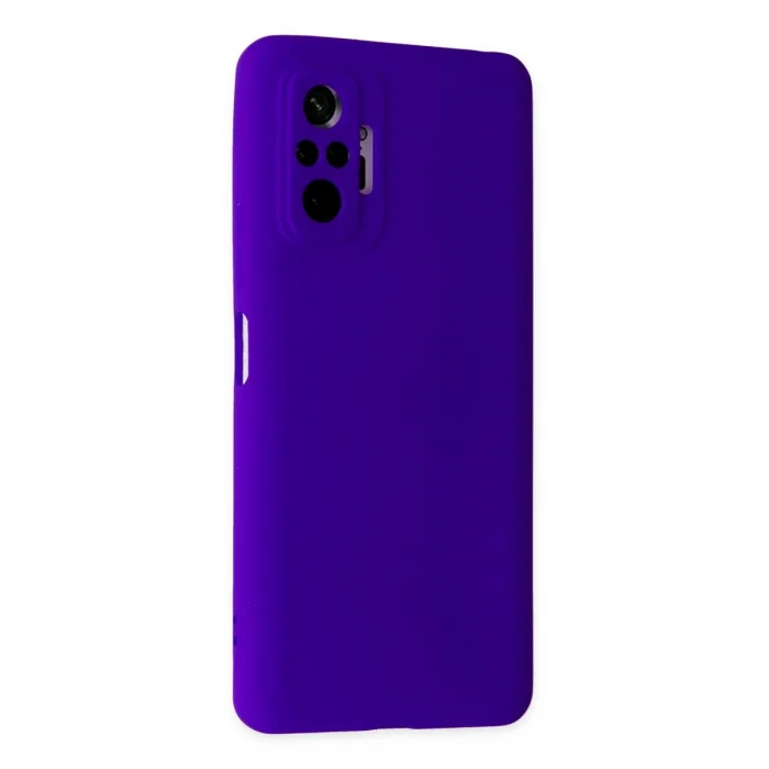 BUĞZ Xiaomi Redmi Note 10 Pro Kılıf Nano İçi Kadife Silikon - Mor