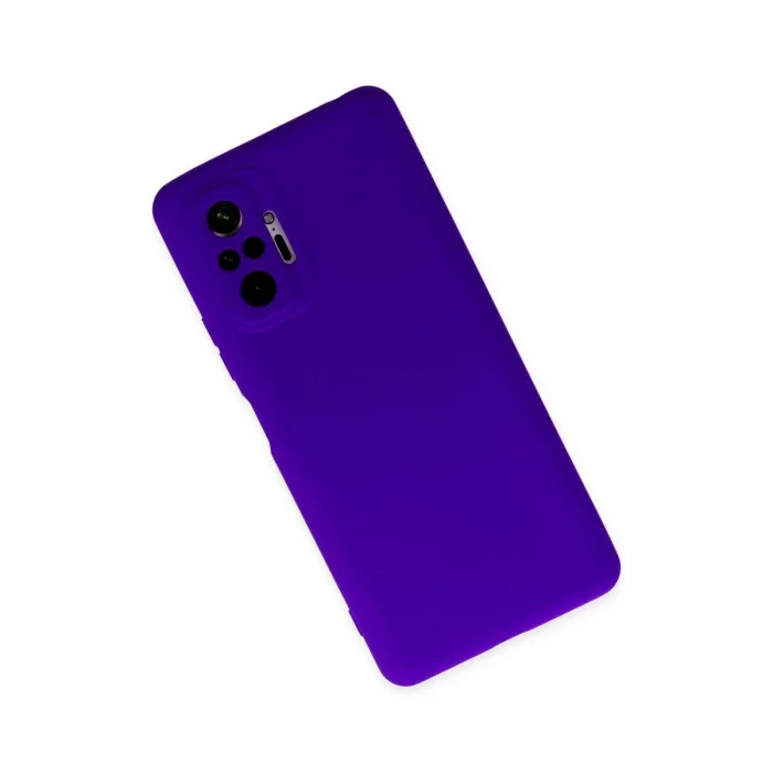 BUĞZ Xiaomi Redmi Note 10 Pro Kılıf Nano İçi Kadife Silikon - Mor