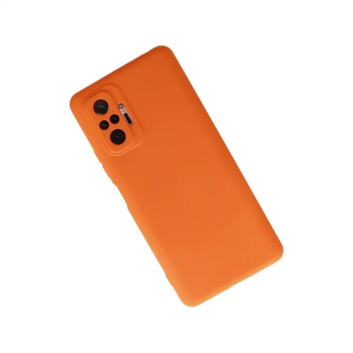 BUĞZ Xiaomi Redmi Note 10 Pro Kılıf Nano İçi Kadife Silikon - Turuncu