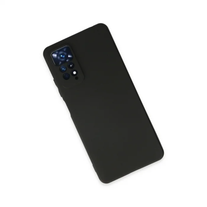 BUĞZ Xiaomi Redmi Note 11 Kılıf First Silikon - Siyah