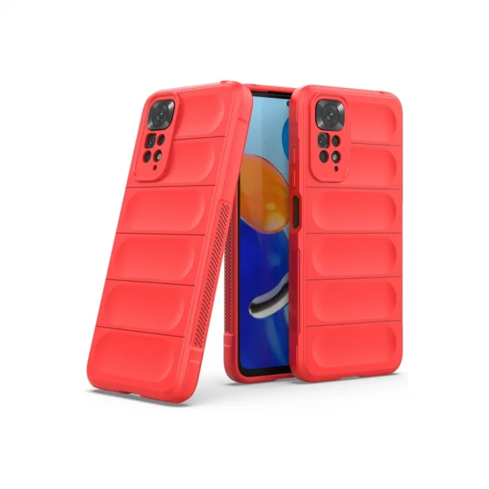 BUĞZ Xiaomi Redmi Note 11 Kılıf Optimum Silikon - Kırmızı