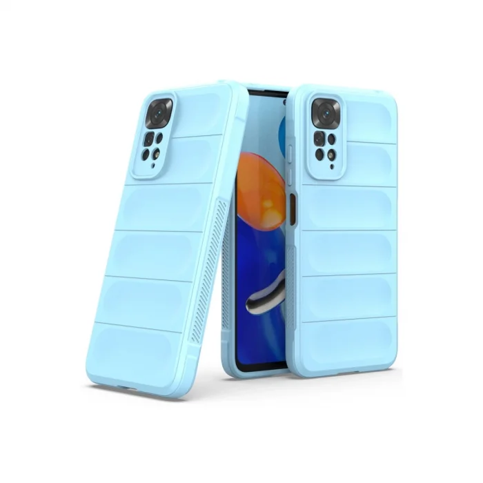 BUĞZ Xiaomi Redmi Note 11 Kılıf Optimum Silikon - Sky Blue