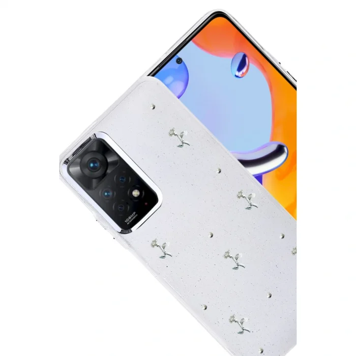 BUĞZ Xiaomi Redmi Note 11 Pro Fiyonk Desenli Kapak - Desen 4
