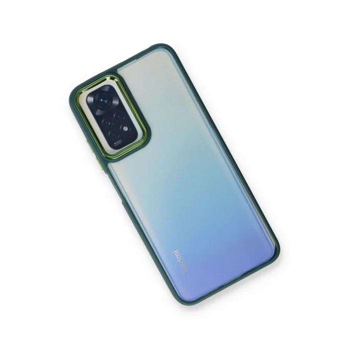 BUĞZ Xiaomi Redmi Note 11 Pro Kılıf Dora Kapak - Haki Yeşil