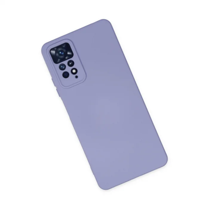 BUĞZ Xiaomi Redmi Note 11 Pro Kılıf Nano İçi Kadife Silikon - Lila